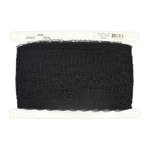 61277 Lace Nylon 46mm Black