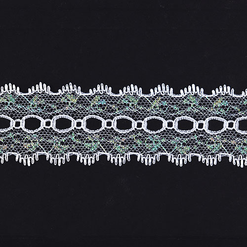 61447 Crafty Saver 35mm Picot Eyelet Lace - 5m - White