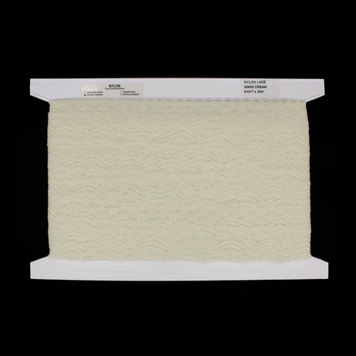 61517 Lace Nylon 35mm Cream