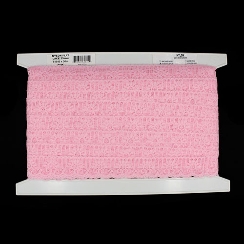 61545 Lace Nylon 30mm Pink