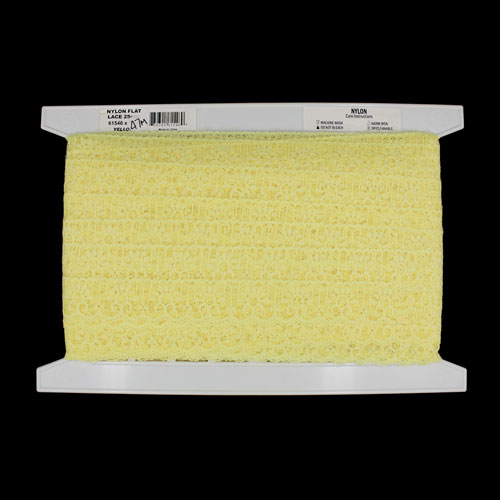 61546 Lace Nylon 30mm Yellow