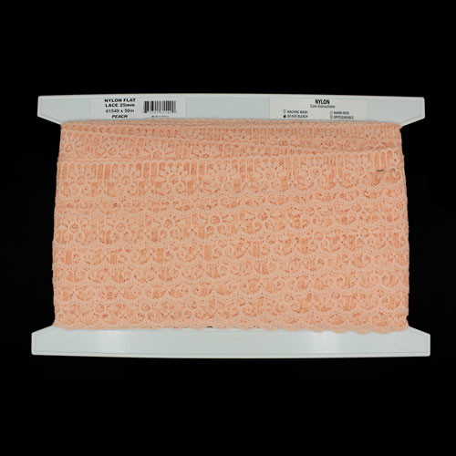 61549 Lace Nylon 30mm Peach