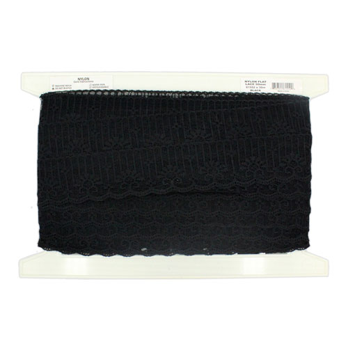 61552 Lace Nylon 50mm Black