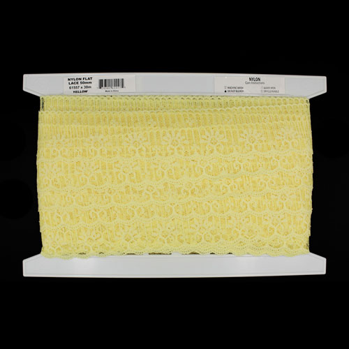 61557 Lace Nylon 50mm Yellow