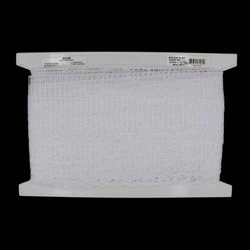 61562 Lace Nylon 60mm White