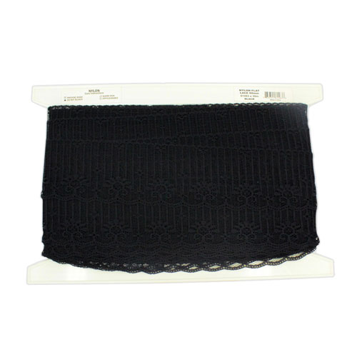 61563 Lace Nylon 60mm Black