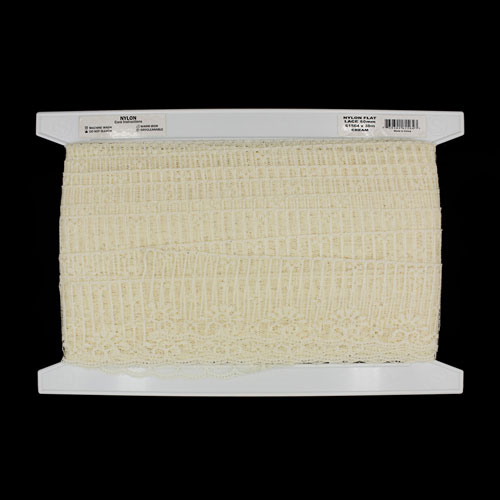 61564 Lace Nylon 60mm Cream