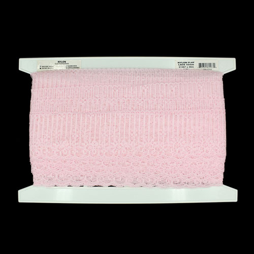 61567 Lace Nylon 80mm Pink