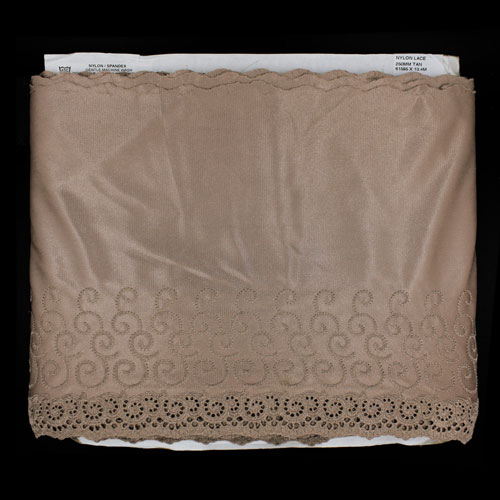 61595 Lace Nylon 250mm Tan