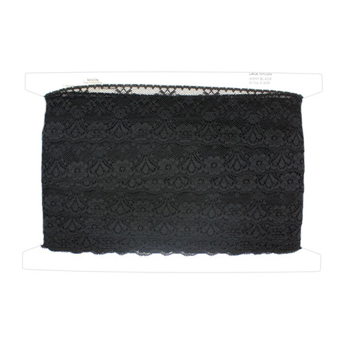 61705 Lace Nylon 60mm Black