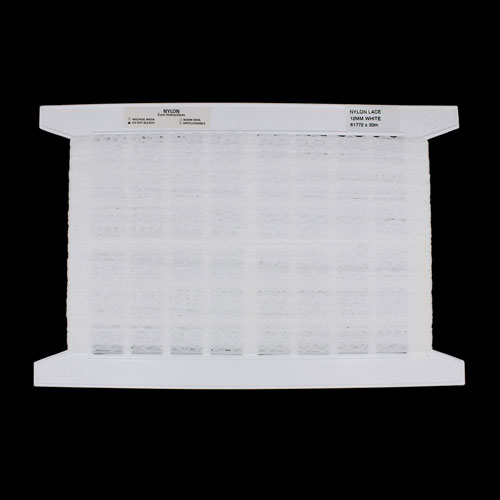 61772 Lace Nylon 12mm White