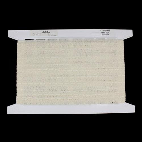 61774 Lace Nylon 13mm Ivory