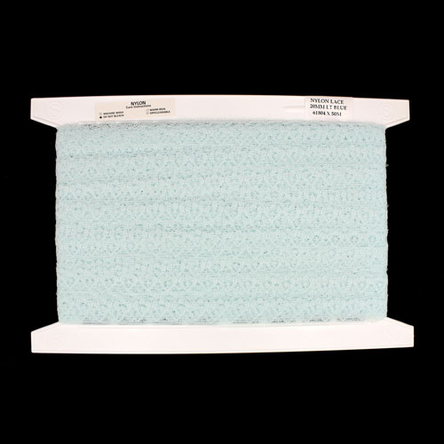 61804 Lace Nylon 20mm Light Blue