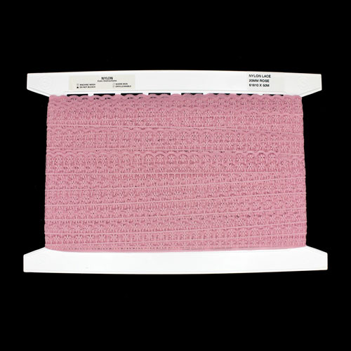 61810 Lace Nylon 20mm Rose