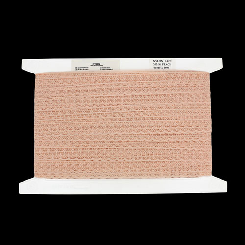 61815 Lace Nylon 20mm Peach