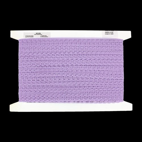 61820 Lace Nylon 20mm Lilac