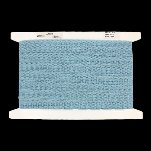 61822 Lace Nylon 20mm Saxe