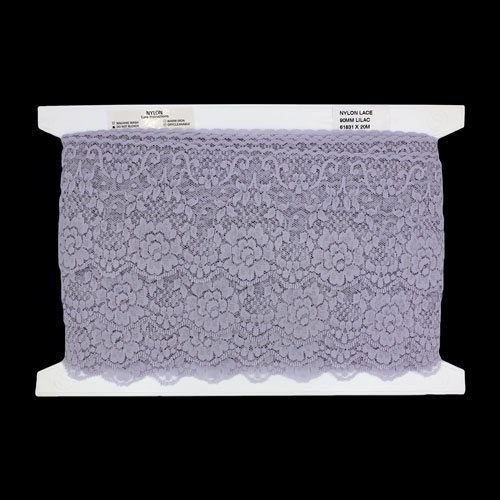 61831 Lace Nylon 90mm Lilac