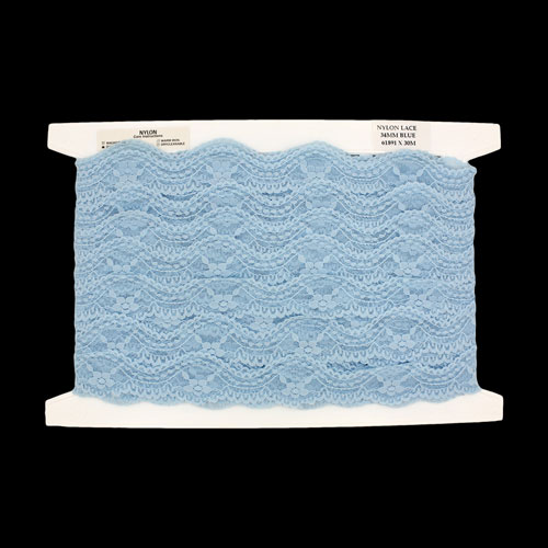 61891 Lace Nylon 34mm Blue