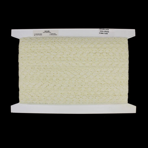 61899 Lace Nylon 20mm Cream