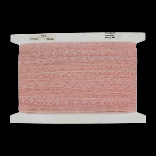 61907 Lace Nylon 32mm Pink