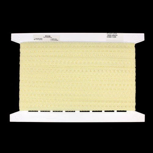 61956 Lace Nylon 16mm Lemon