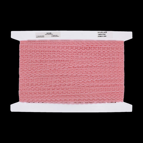 61985 Lace Nylon 13mm Pink