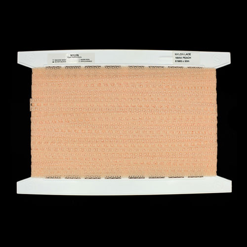 61993 Lace Nylon 16mm Peach
