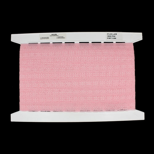 61997 Lace Nylon 18mm Pink