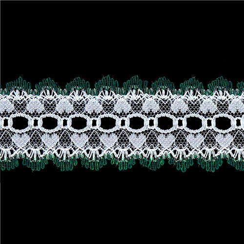 63334 Eyelet Lace Green 50m