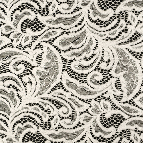 63428 Fabric Bridal Stretch 145cm Ivory