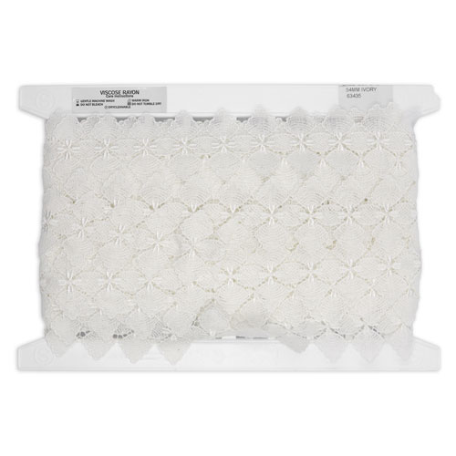 63435 Lace Guipure 54mm Ivory