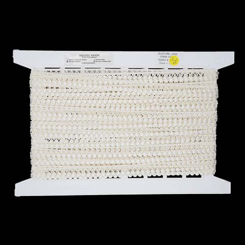63452 Lace Euro Guipure 15mm Ivory