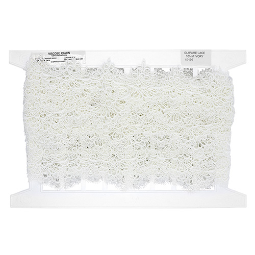 63456 Lace Euro Guipure 55mm Ivory