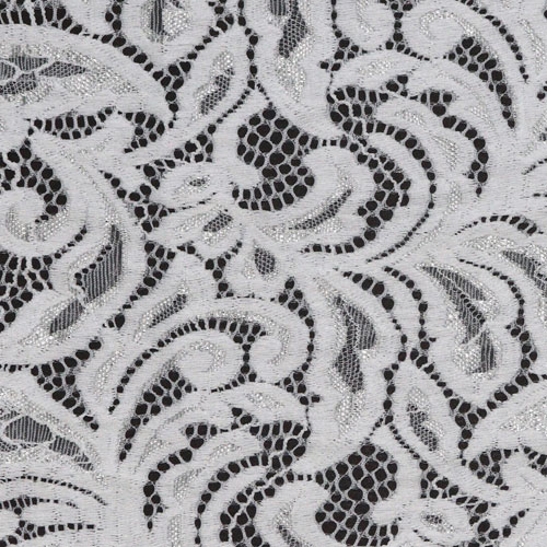 63467 Bridal Fabric Stretch 152cm White