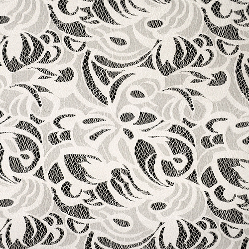 63495 Fabric Bridal Stretch 155cm Ivory