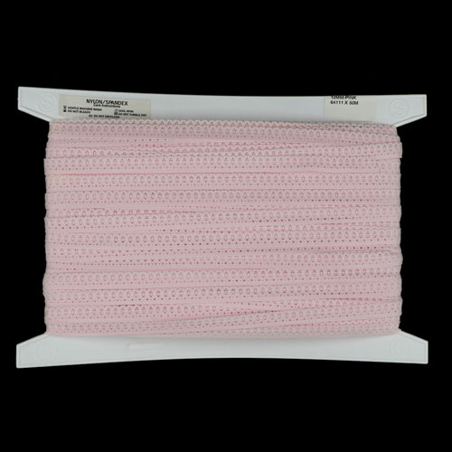 64111 Lace Stretch 12mm Pink
