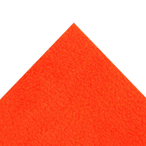 64976 Polar Fleece Fabric Hi-vis Fluro Orange
