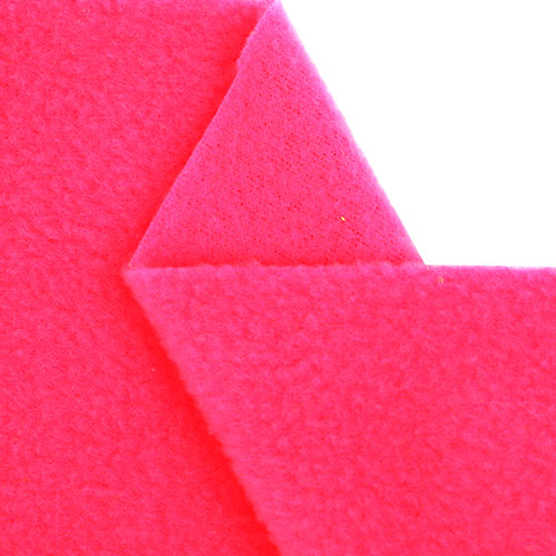 64977 Polar Fleece Fabric Hi-vis Fluro Pink