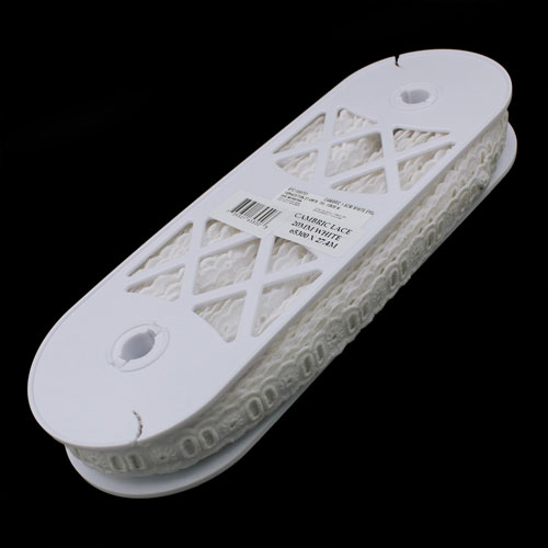 65300 Cambric Lace 20mm White