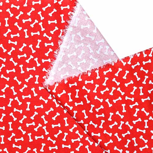 65475 Fab Cotton 112cm Bones Red
