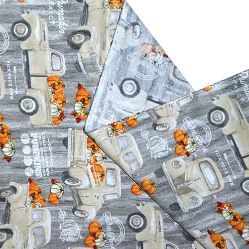 65483 Fab Cotton 112cm Pumpkin Car