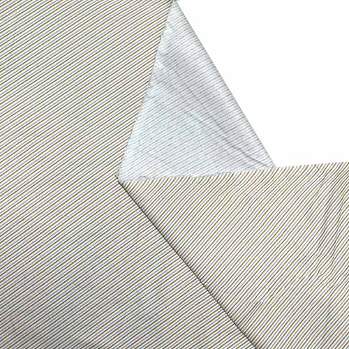 65500 Fab Cotton 112cm Stripes Gold/silver