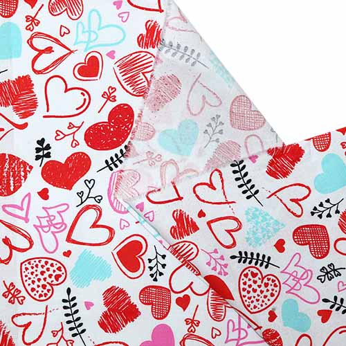 65522 Fab Cotton 112cm Cute Hearts
