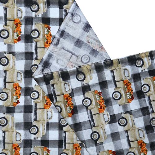 65529 Fab Cotton 112cm Truck Pumpkins