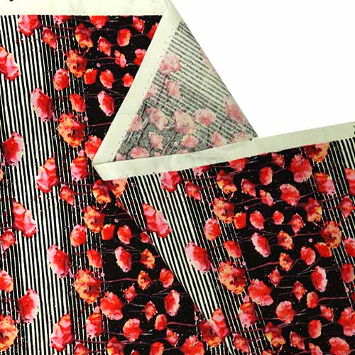 65572 Fab Cotton 112cm Red Flowers