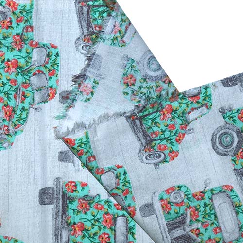 65602 Fab Cotton 112cm Flower Truck