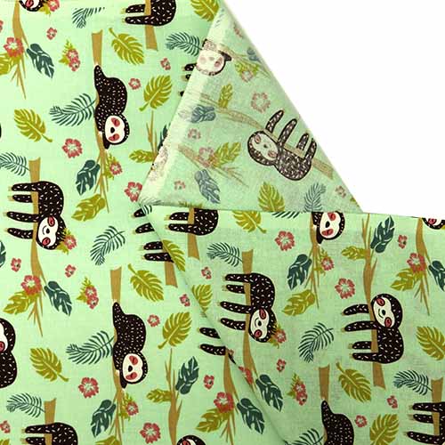 65637 Fab Cotton 112cm Cute Sloth 