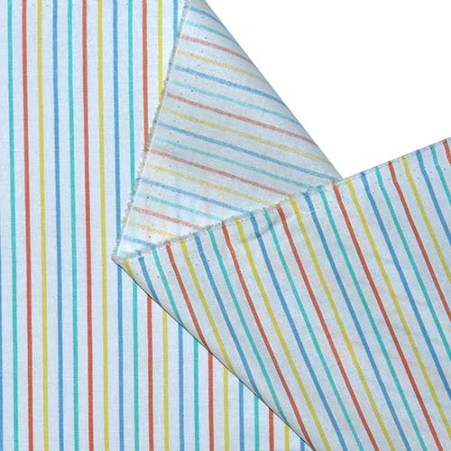 65639 Fab Cotton 112cm Colourful Stripes