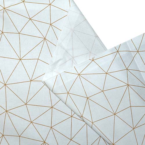 65641 Fab Cotton 112cm Gold Abstract